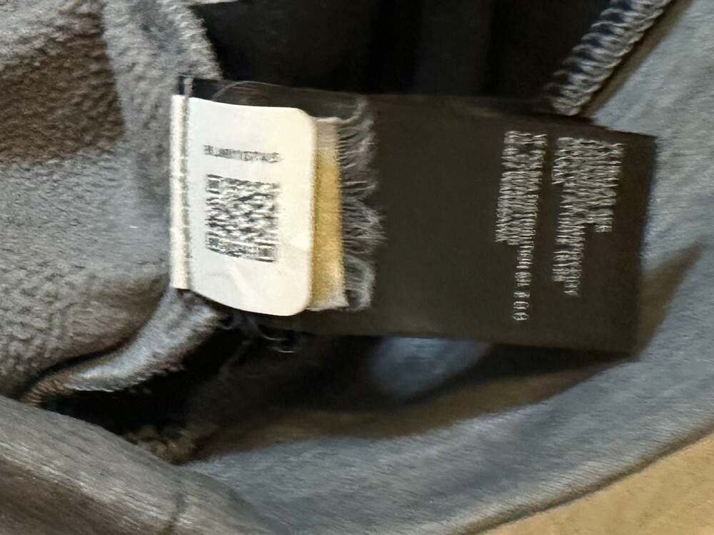 The North Face Mens Small Mountain Athletics 1/4 Zip Hoodie Grey/Black - Picture 13 of 14